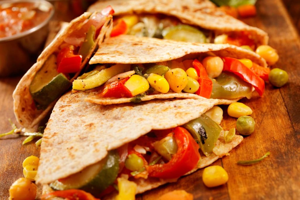 Tacos de Vegetales Asados Pancho Villa