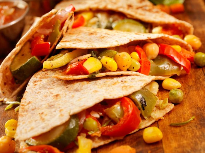 Tacos de Vegetales Asados