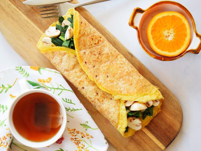 Omelette wrap